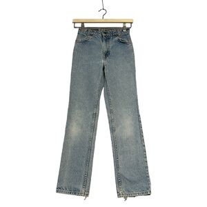 Vintage | Levi's | Kids 619 Orange Tab Light Wash Straight Leg Jeans Size‎ 7